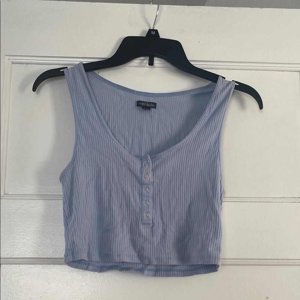 Wild Fable Light Purple Ribbed Tank Top